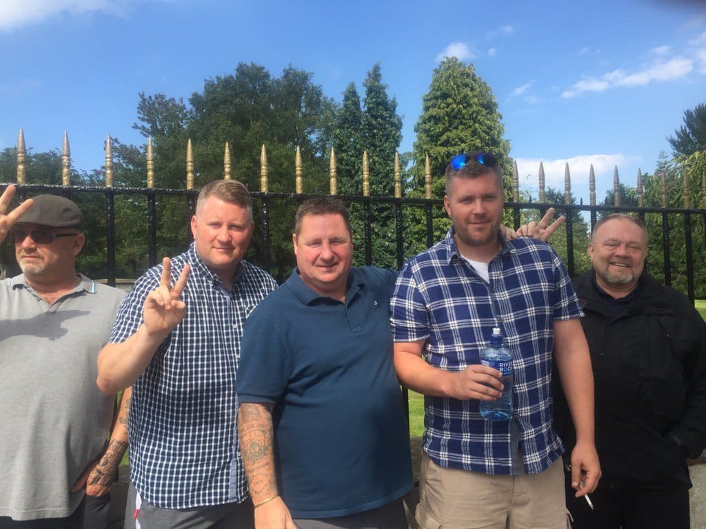 Protest against fascist Britain First, Rochdale, 22 July