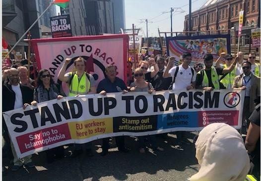 Oppose far-right march for Tommy Robinson in London