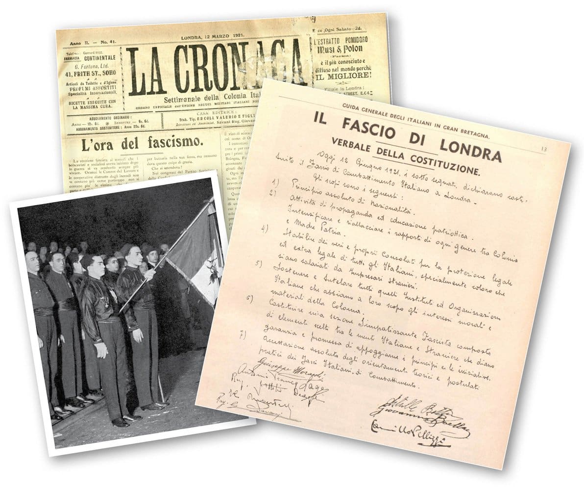 Mussolini’s ‘proud boys’ – article by Alfio Bernabei published in Spring 2021 issue of Searchlight