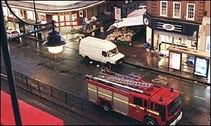 Aftermath of the Brixton bomb
