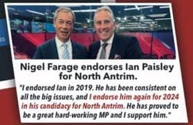 ‘Sneaky’ Farage betrays hardline loyalist allies