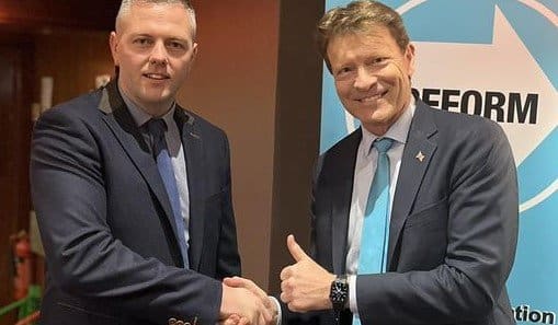 Reform candidate ‘friends’ with New British Union leader