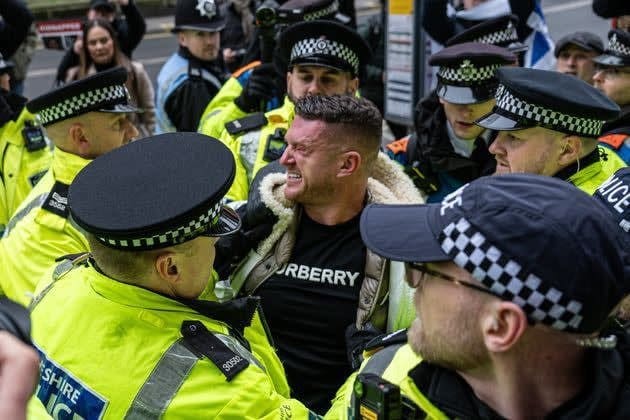 Tommy Robinson charged under Terrorism Act