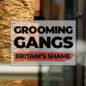 Title card for GB News 'investigation', adopting the same slogan as the neo-Nazi Patriotic Alternative