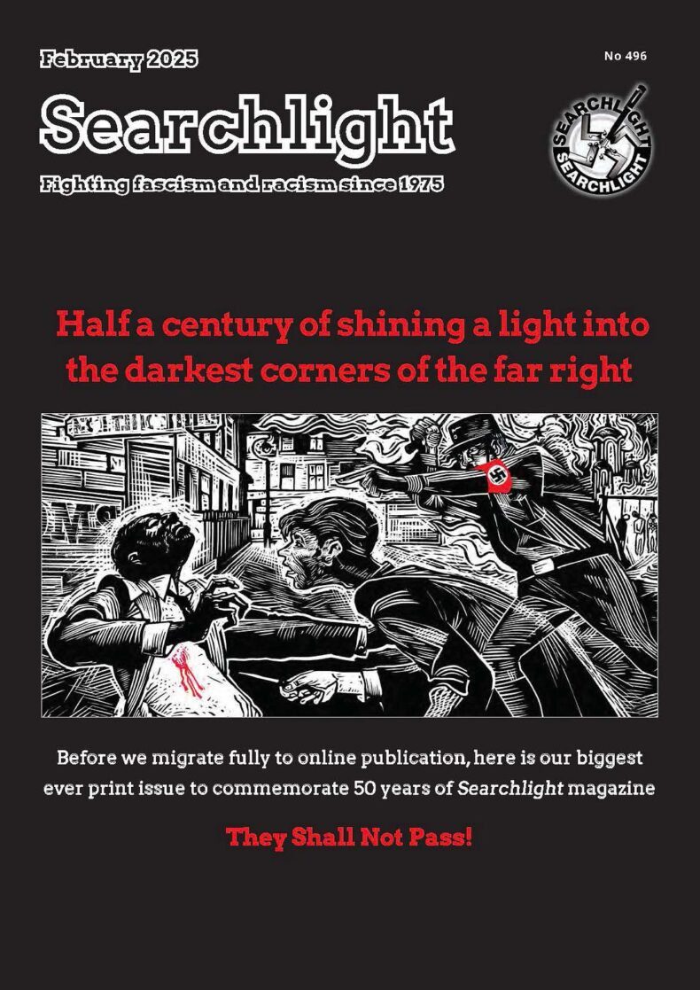 50 years on, Searchlight Magazine – February 2025