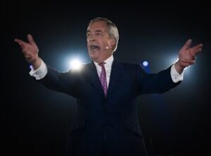 Nigel Farage addresses 10,000 adoring party members at Reform UK's Birmingham rally