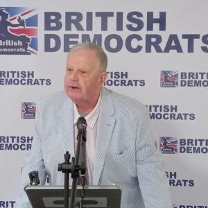 Former NF leader Martin Webster addresses British Democrats