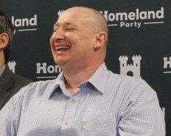 Homeland Party leader, Kenny Smith