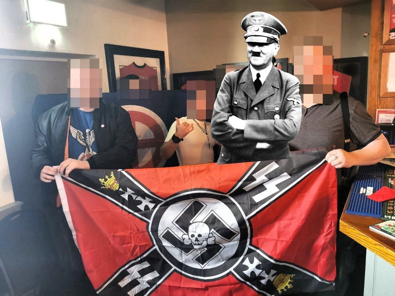 British Movement Hitler partygoers unmasked
