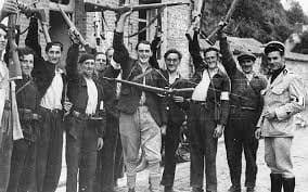 French resistance celebrates