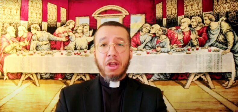 Calvin Robinson in the Last Supper