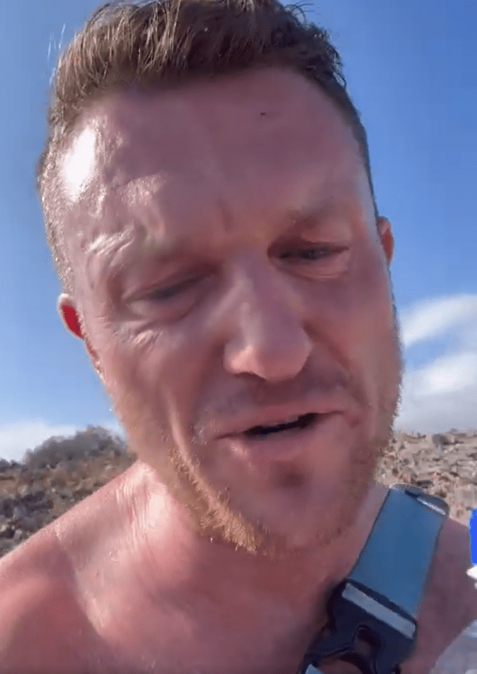 Tommy Robinson in Tenerife