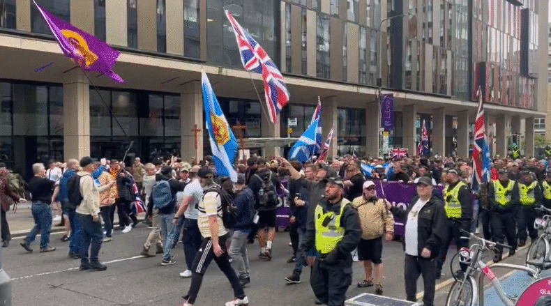 Glasgow UKIP demo 26 July 2025