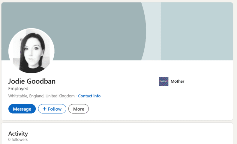 Jodie Goodban's cleaning business