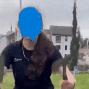 Dundee girl with weapons