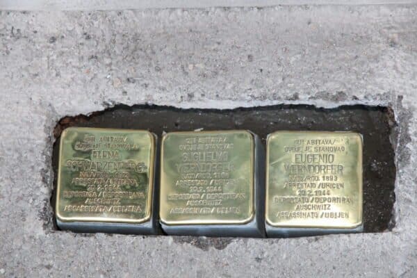 Stumbling stones Rijeka Croatia