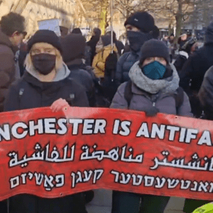 Manchester demo Hugh Anthony 10 Jan 2026
