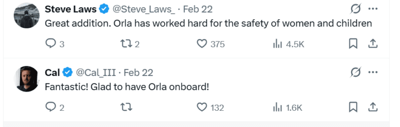 Nazis welcome Orla Minihane