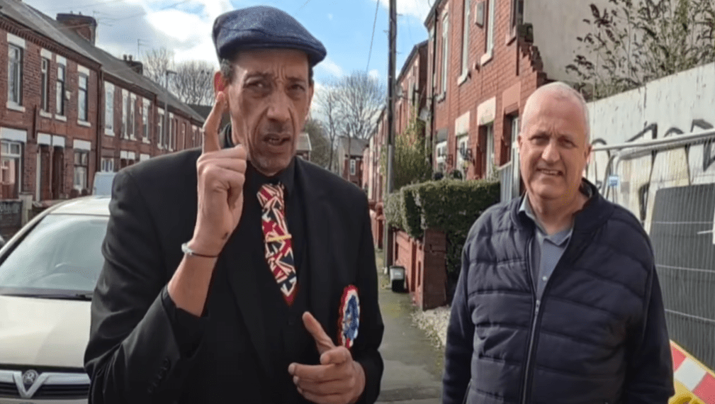 Advance candidate at ease in company of known fascists