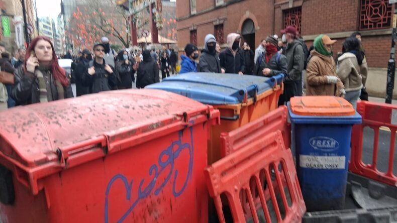 Manchester anti Britain First 21 Feb 2026