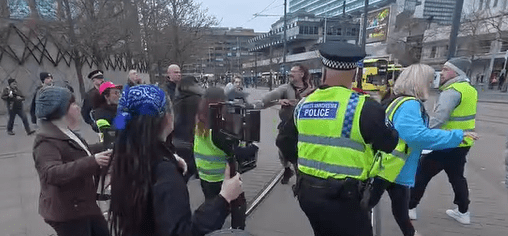 Chris Messenger throwing a punch Manchester 8 March 2026