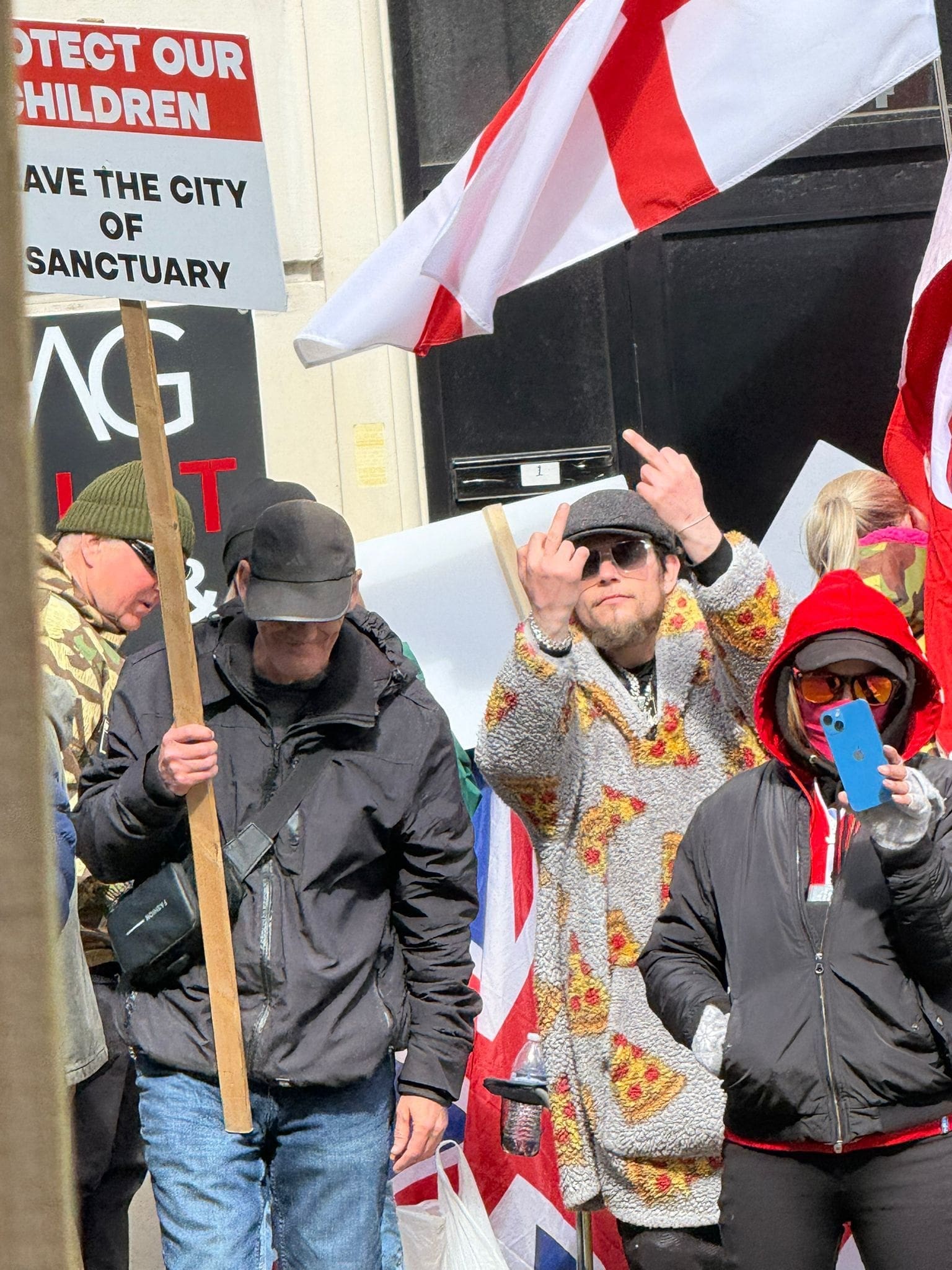 Wolverhampton far-right drowned out by vuvuzelas